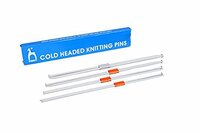 Pony knitting pins, size no 9 to 12 - 1 pair each size(total 4 pairs) 