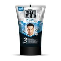 Fair and Handsome Instant Radiance Face Wash | Pro-Peptide | Instant Radiance| Washes of Fine Pollutants | Cooling Freshness | 100g