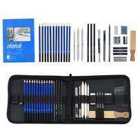 Angel Bear 35 Pieces Professional Drawing Pencils and Sketch Kit for Artist