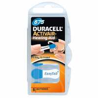 Duracell Activair Easytab Hearing Aid Batteries Size 675 (6pcs - 1 packet)