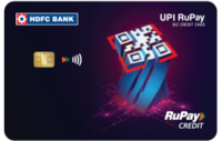 HDFC Rupay UPI CC Apply Option is Visible Now