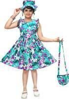 Laraib Fashion Girls Midi/Knee Length Casual Dress 