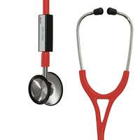 LIFE LINE Paediatric SS Stethoscope (Red) | Single Side Diaphragm Stainless Steel Chest Piece for Paediatric | 2-way Tube | Suitable for Doctors, Nurses, Students