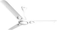 Crompton SUREBREEZE HILLBRIZ DECO (1 Star) 1 Star 1200 mm 3 Blade Ceiling Fan  (White Bronze, Pack of 1)