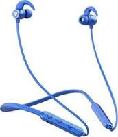 TECHFIRE Fire 145- 30 Hours Playtime with superior sound Neckband Headphone Bluetooth Headset (Blue, In the Ear)