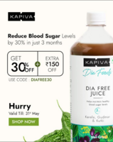 Kapiva- Up to 30% Off + Get Extra Rs.150 Off on Dia Free Juice