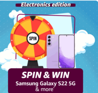 Electronics edition spin n win