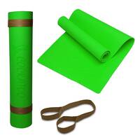 Cockatoo YM100 Yoga Mat For Women & Men, Anti Slip, EVA Material, (4mm-6mm) Exercise Mat For Home Gym |Yoga Mat For Gym Workout and Yoga Exercise (4MM, Parrot)