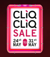 Cliq Cliq Anniversary Sale-  Up to 85 % off + Extra 10% off with ICICI Cards + 15% coupon offer & more