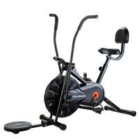 SPARNOD FITNESS SAB-05_M Upright Air Bike Exercise Cycle for Home Gym