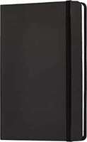 AmazonBasics Classic Notebook, Ruled - (130mm x 210mm) - 240 pages (Black)