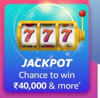 Amazon weekly Cricket Mania Jackpot : win Rs.40000