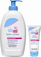 Sebamed Baby Rash Cream, 100ml & Baby Lotion, 400ml Combo