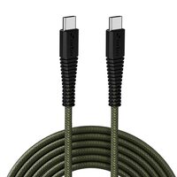 URBN Type-C to Type-C | 65W Super Fast Charging Cable | Length (5 Feet) - Camo 