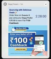 Bajaj Zomato Free Food Loot