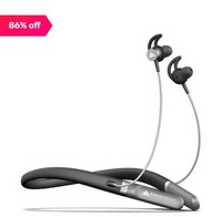 Boult Audio TCharge Wireless Earphone, 40H Playtime,Fast Charging, ENC, IPX5 Water Resistant (Black)