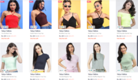 Women's Tokyo Talkies tops starting at Rs 109  (80% OFF)