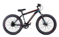 CRADIAC - Falcon Fat | 26 MTB with 18 InchesFrame | Single Speed | Suspension Fork | Fully Fited | Unisex Bike | Blue - Red