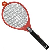 GIGAWATTS with GW Attack Mosquito Racket Electric Insect Handheld Fly Swatter Rechargeable 500mAh Battery Bugs Trap Bat for Indoor Home Outdoor with 6-Months Warranty