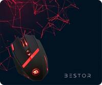 Bestor Ultra-Low Friction Mouse Mat, Anti-Slip Base, High Durability Mousepad  (Black)