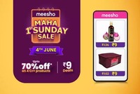 Meesho Maha Sunday Sale : Upto 70% off | ₹9 deals every hour