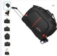 urban carrier  Small Cabin & Check-in Set (13 inch) - Medium Cabin Check-In Luggage Trolley Bags Unisex - Black