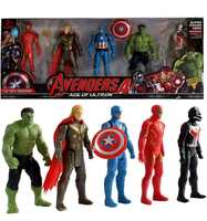 ZARROC Avengers - Super Hero Toys Action Figure Toy Set (Pack of 5 Action Figures)- Multi Color