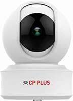 CP PLUS 2MP Full HD Smart Wi-fi CCTV Home Security Camera | 360° with Pan Tilt | 2Way Talk | Cloud Monitor | Motion Detect | Night Vision | Supports SD Card (Upto 128 GB), Alexa & Ok Google | CP-E21A