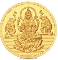 Melorra Lakshmi 24k (999) 7gm Yellow Gold Coin