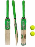 Adrenex by Flipkart Poplar Willow, Tennis Ball Cricket Bat With 2 Tennis Ball Cricket Kit