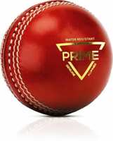 Adrenex by Flipkart Prime 2 Panel Red Cricket Leather Ball  (Pack of 1, Red)#JustHere