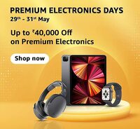 Premium Electronics Days : 10% Off on HDFC Credit Card (29th - 31st May)