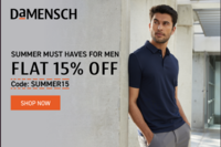 Damensch-Upto 25% Off + Flat 15% Off on orders above Rs.2200