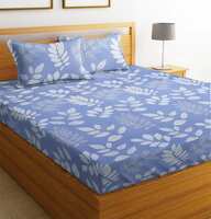 BSB HOME Prime Collections 160tc Pure Microfiber Glace Cotton Breathable Supersoft Wrinkelfree Double Bedsheet
