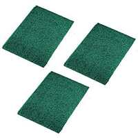 Signoraware Scrub Pad (8mm Thickness) (75*100mm) Home/Restaurant Kitchen Bowl Dish Wash Multipurpose Clean Scrub Sponge Cleaning Pads, Set of 3, Multicolour 