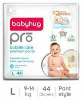 BABYHUG pro bubble care premium pant style diapers (size Small) 70 pcs 