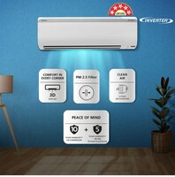 Daikin 1 Ton 5 Star Inverter Split AC (Copper, PM 2.5 Filter, 2022 Model, MTKM35U, White)