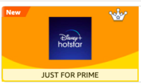 Amazon Disney+ Hotstar GET Flat Rs.250 BACK Min order Rs.1499