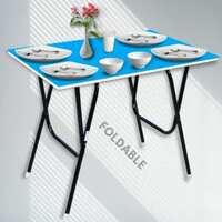 EuroQon Space Saver Foldable Imported Wood Engineered Wood 4 Seater Dining Table on Flipkart
