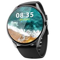 (Renewed) beatXP Vega 1.43" AMOLED 466 * 466px Display One-Tap BT 5.2 Calling AI Voice Assistant Smartwatch (Electric Black)