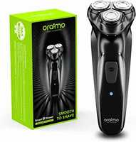 Oraimo SmartShaver Premium Cordless Electric Shaver for men Built in pop-up Trimmer,Super Fast Charge 90 minutes Runtime with Digital Battery Indicator,3 Head 360° Rotary Shaver for Dry Shave. Apply 10% off coupon