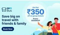Paytm Bus Booking Get Flat 30% discount upto Rs.150 & other offers