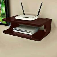 VANIYA CRAFTS Setup Box Stand / Holder / Wifi Holder / Router For Wall MDF (Medium Density Fiber) Wall Shelf on Flipkart
