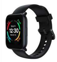 Realme Black Strap TechLife Watch S100 1.69 HD Display with Temperature Sensor Smartwatch