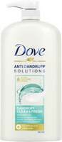 DOVE Anti Dandruff Clean & Fresh Shampoo, Prevents Dandruff & Dry Scalp - 1 ltr