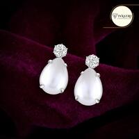 VIVASTRI Allure Beautiful Earrings Beautiful Solitaire Stud earring for Women and Girls Cubic Zirconia, Pearl Alloy Stud Earring on Flipkart
