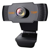 Tizum ZW79- HD 720p Webcam, Widescreen Viewing Angle, Auto Light Correction, Noise-Reducing Mic, for Skype, FaceTime, Hangouts, Xbox, PC/Mac/Laptop/MacBook/Tablet https://amzn.eu/d/aPPtRyU