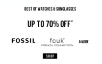 Upto 70% off on Watches & Sunglasses
