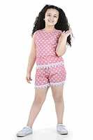 ADIVA® Girls Sleeveless Top & Shorts Set 