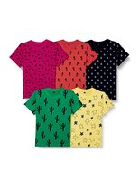 T2F Boy's Solid Regular fit T-Shirt 